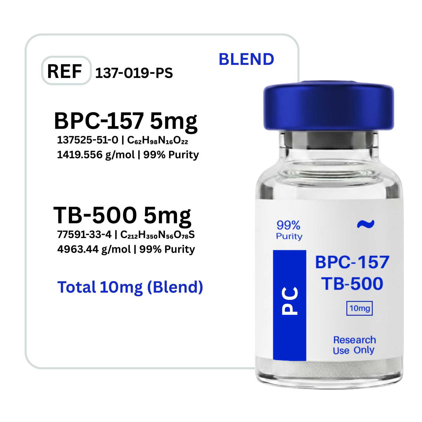 BPC-157 + TB-500 - Premium Research Peptide